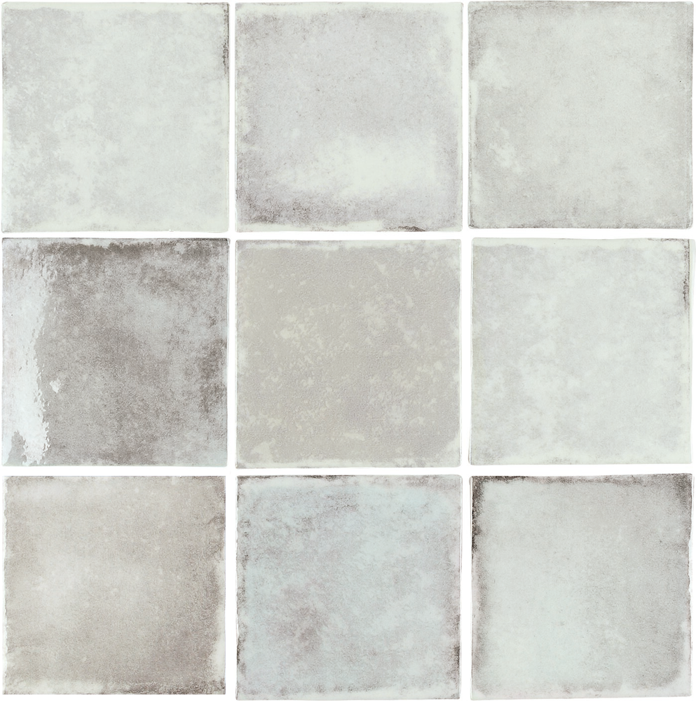 Clearwater 4x4 Gray Gloss Ceramic Tile