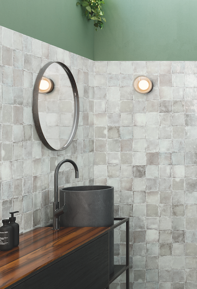 Clearwater 4x4 Gray Gloss Ceramic Tile