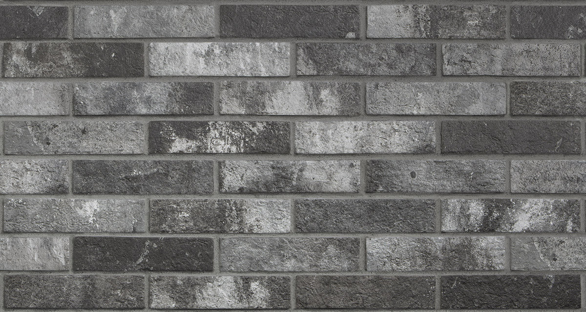 Brick 2X10 Dark Gray Porcelain Tile - SAMPLES
