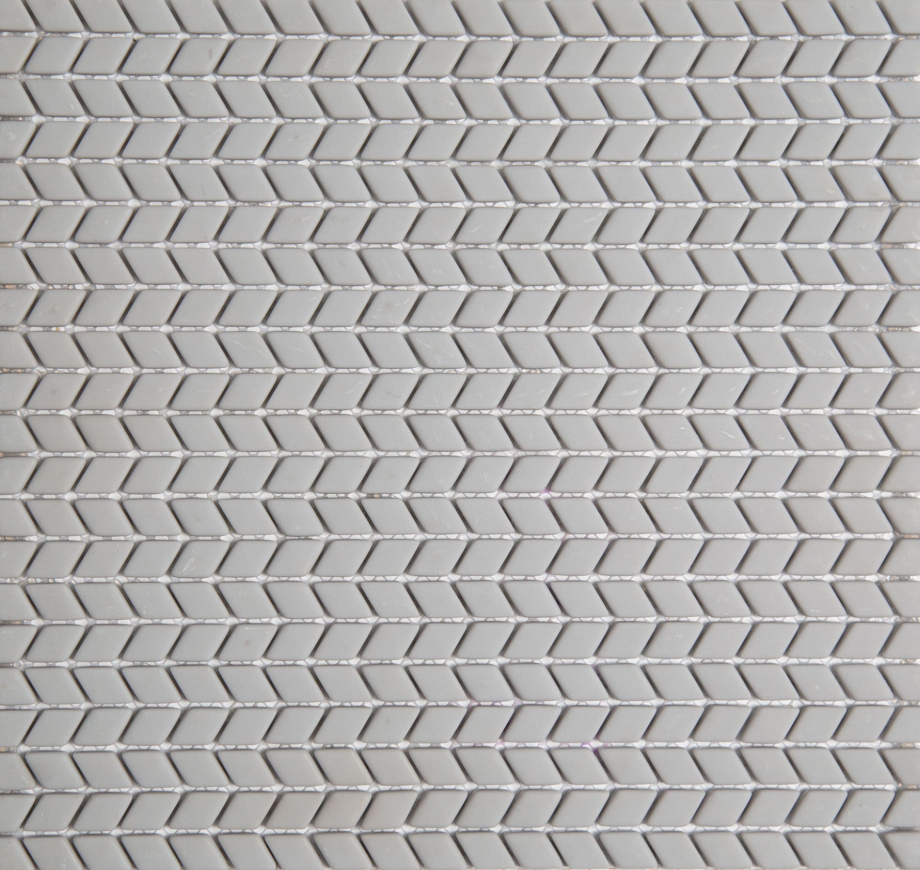 Micro Chevron Frost Glass Mosaic Tile