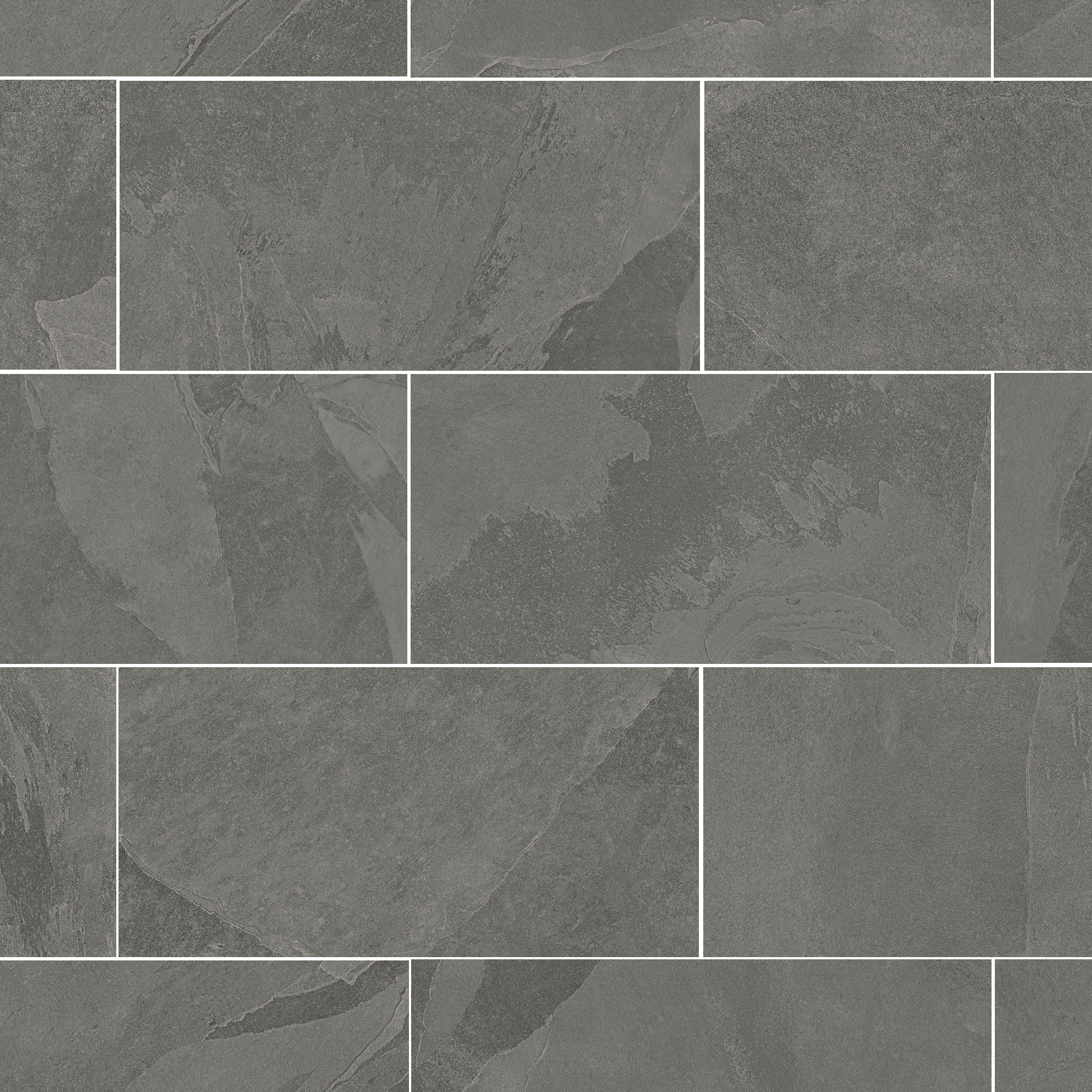 New Slate 18X36 Dark Gray Porcelain Tile - SAMPLES
