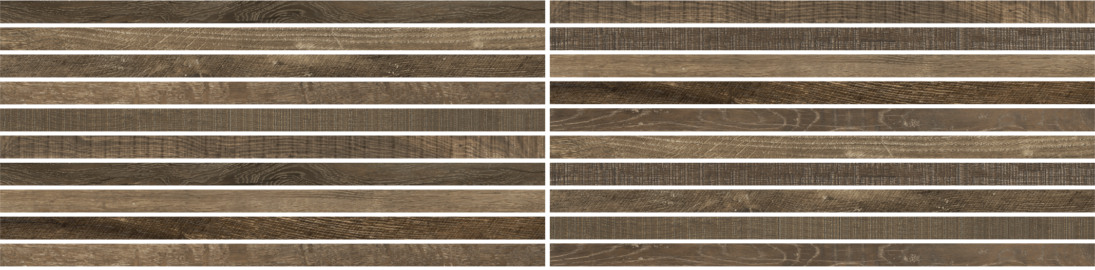 Opus 2x48 Chestnut Blend Wood Look Porcelain Tile - SAMPLES