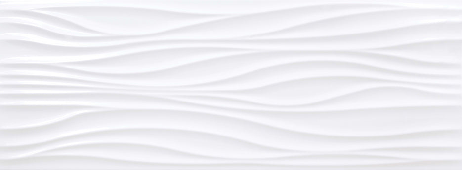 Pure 13x36 White Wave Gloss Ceramic Tile