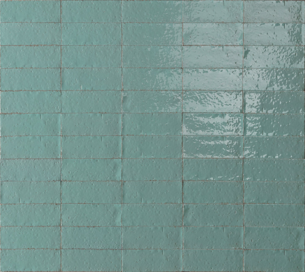 Savannah 3x8 Turquoise Gloss Porcelain Tile