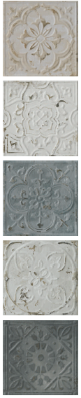 Antiquity 8x8 Mix Embossed Pattern Tile - SAMPLES