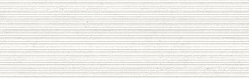 Villa 13x39 Linear White Matte Ceramic Tile