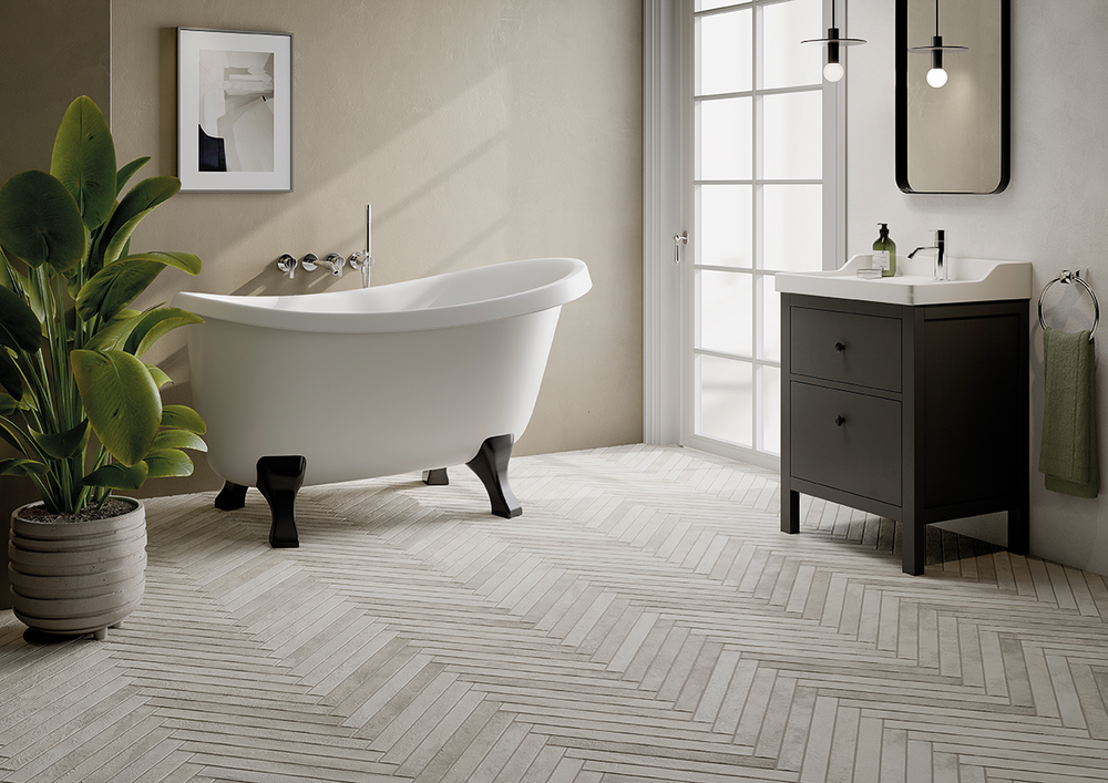 Westside 2x18 Pearl Brick Matte Porcelain Tile