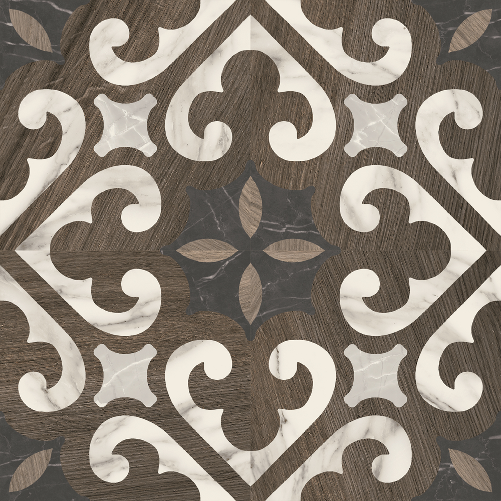 Stately 8x8 Glam #5  Porcelain Tile