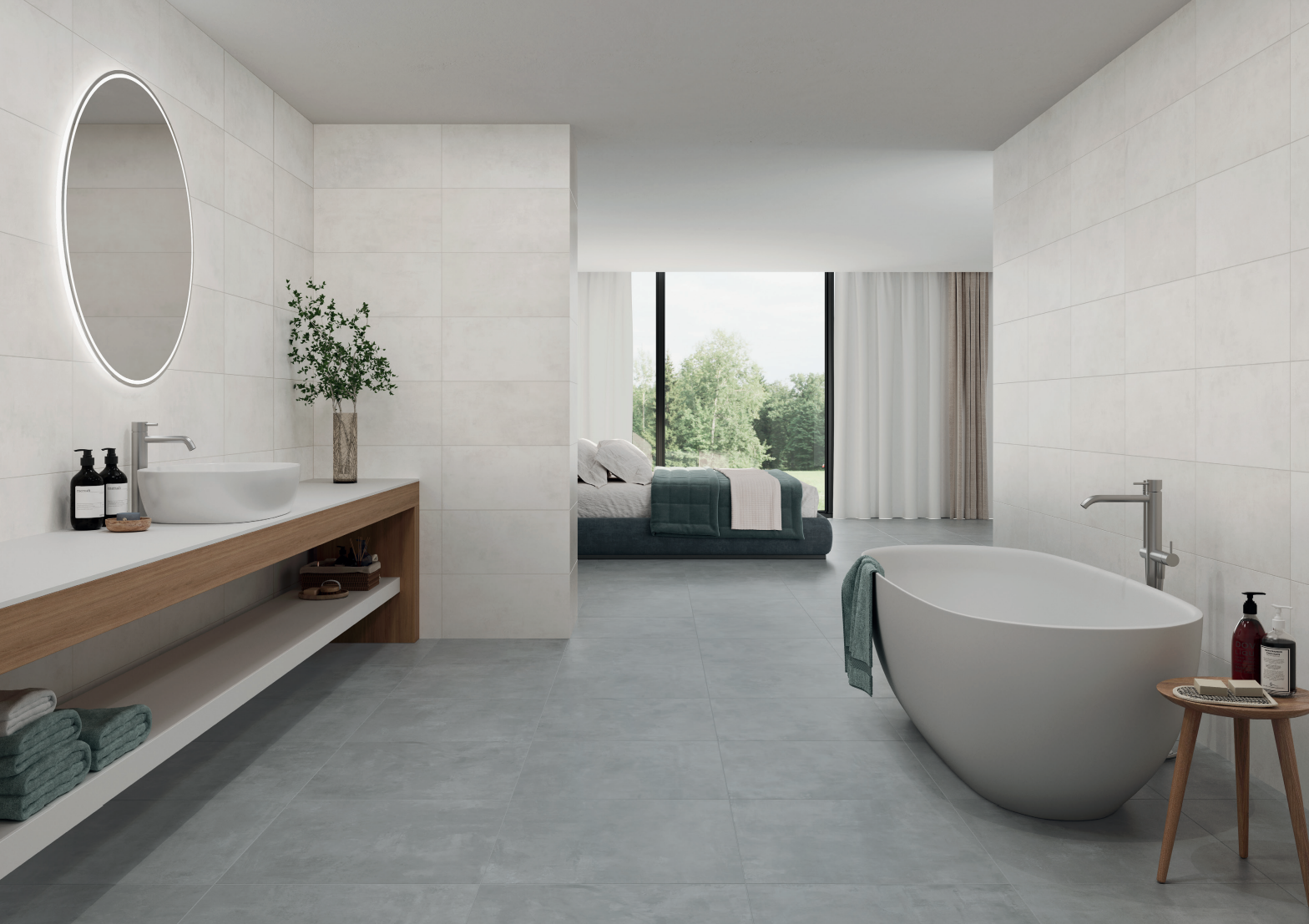 Omni 12x24 Dark Gray Matte Porcelain Tile