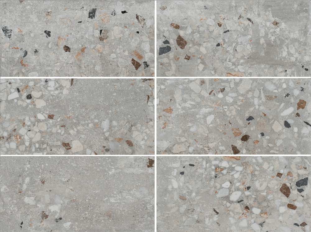 Cemrock 12x24 Multicolor Porcelain Tile