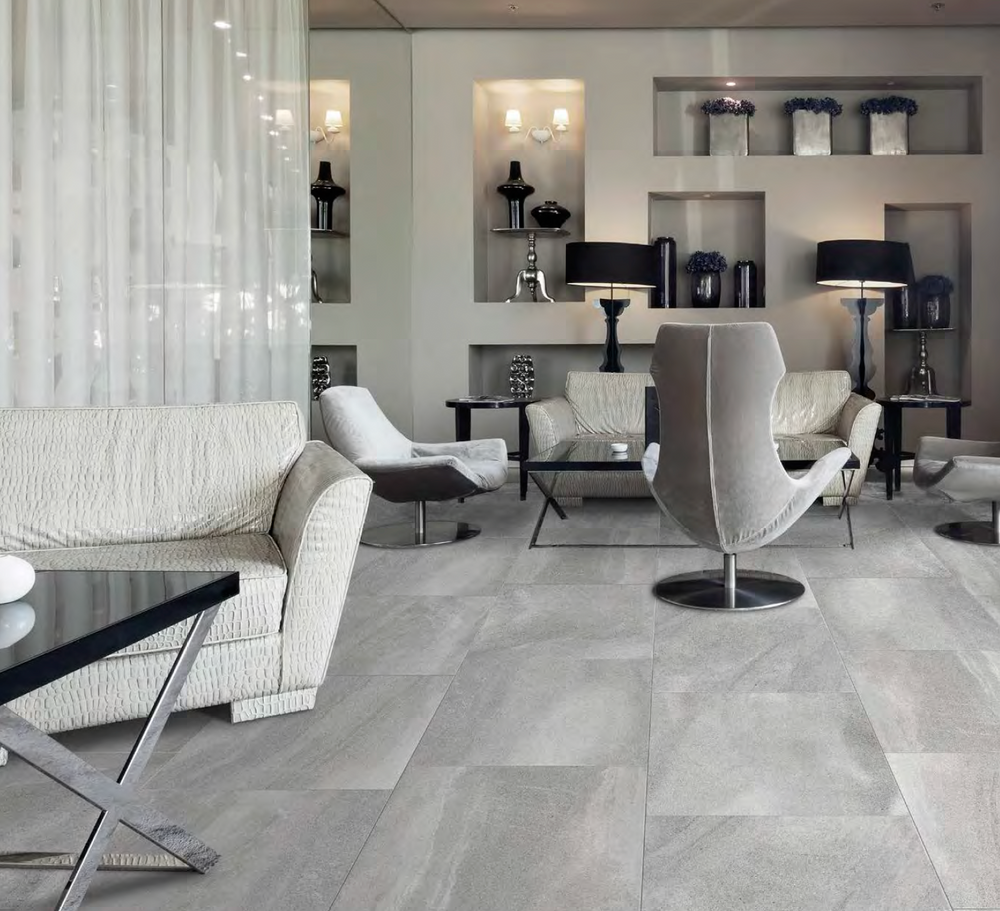 Grain 12x24 Gray Porcelain Tile