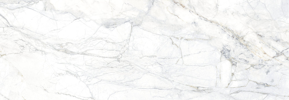 Infinity 13x39 White Matte Marble Look Ceramic Tile