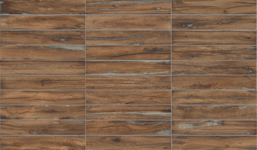 Loft 10x60 Nut Wood Look Porcelain Tile