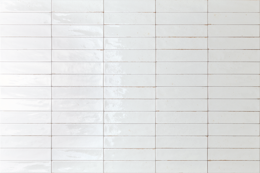 Old City 2x10 White Gloss Porcelain Tile