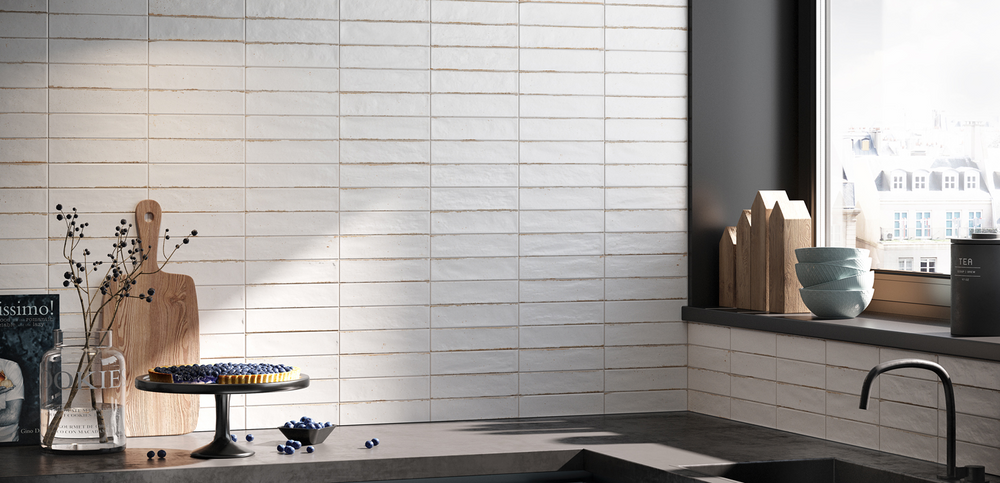 Old City 2x10 White Matte Porcelain Tile