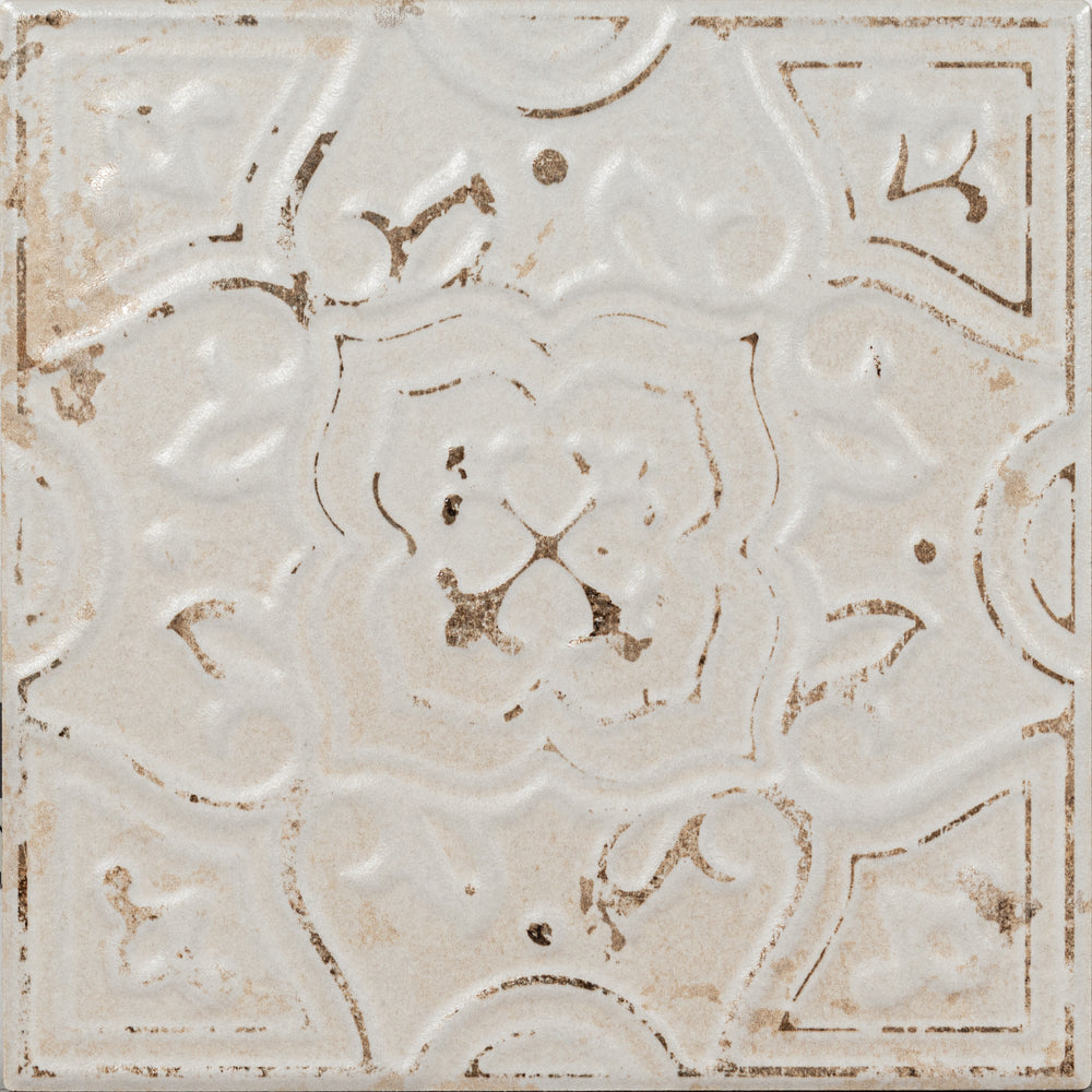 Antiquity 8x8 Mix Embossed Pattern Tile