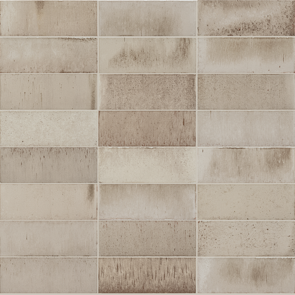 Surf 3x8 Beige Gloss Porcelain Tile