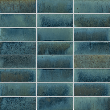 Surf 3x8 Turquoise Blue Gloss Porcelain Tile